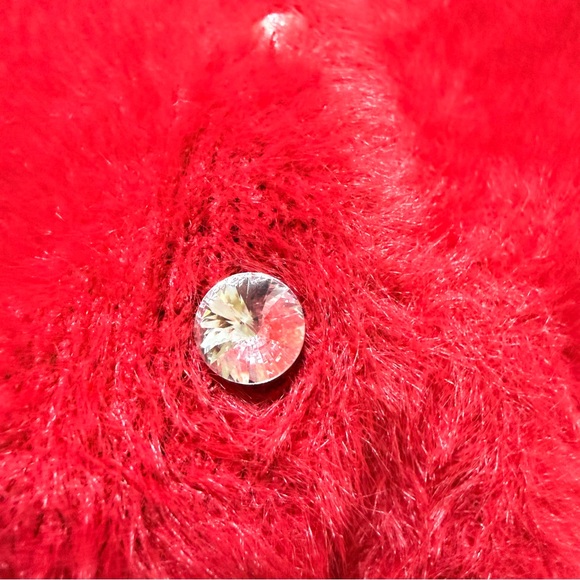 Anthropologie | The Juliet Plush Eyelash Cardigan Sweater | Sz M - Picture 8 of 13